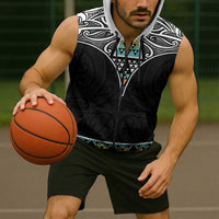 50 Years Kia Kaha Te Reo Maori Sleeveless Zip Hoodie Ake Ake Ake! LT7 - Polynesian Pride