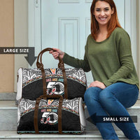 50 Years Kia Kaha Te Reo Maori Travel Bag Ake Ake Ake! - Polynesian Pride