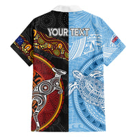 personalised-fiji-and-australia-family-matching-off-shoulder-short-dress-and-hawaiian-shirt-masi-patterns-mix-aboriginal-art