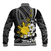 Philippines Sampaguita Personalised Baseball Jacket Women's Day LT7 - Polynesian Pride