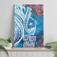Hafa Adai Guam Canvas Wall Art Crystal Waves