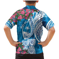 Hafa Adai Guam Family Matching Mermaid Dress and Hawaiian Shirt Crystal Waves