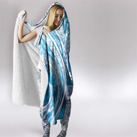 Hafa Adai Guam Hooded Blanket Crystal Waves