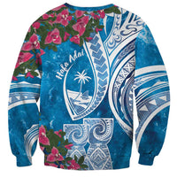 Hafa Adai Guam Sweatshirt Crystal Waves
