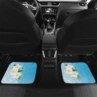 Personalized Guam Chamorro Car Mats Turtles and Guasali Flowers