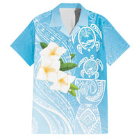 Personalized Guam Chamorro Family Matching Tank Maxi Dress and Hawaiian Shirt Turtles and Guasali Flowers