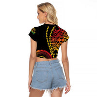 Proudly Ni-Van Sandroing Inspired Classic Style Raglan Cropped T Shirt