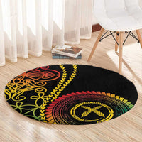 Proudly Ni-Van Sandroing Inspired Classic Style Round Carpet