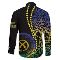 Proudly Ni-Van Sandroing Inspired Family Matching Long Sleeve Bodycon Dress and Hawaiian Shirt Malampa Classic Style