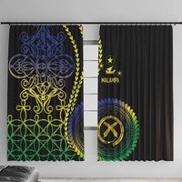 Proudly Ni-Van Sandroing Inspired Window Curtain Malampa Classic Style