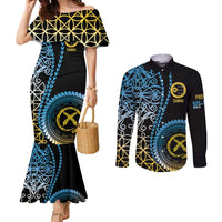 Proudly Ni-Van Sandroing Inspired Couples Matching Mermaid Dress and Long Sleeve Button Shirt Sanma Classic Style