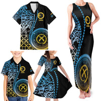 Proudly Ni-Van Sandroing Inspired Family Matching Tank Maxi Dress and Hawaiian Shirt Sanma Classic Style