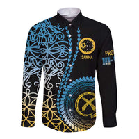 Proudly Ni-Van Sandroing Inspired Long Sleeve Button Shirt Sanma Classic Style