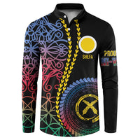 Proudly Ni-Van Sandroing Inspired Button Sweatshirt Shefa Classic Style