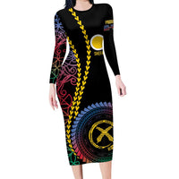 Proudly Ni-Van Sandroing Inspired Family Matching Long Sleeve Bodycon Dress and Hawaiian Shirt Shefa Classic Style