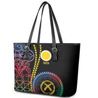 Proudly Ni-Van Sandroing Inspired Leather Tote Bag Shefa Classic Style