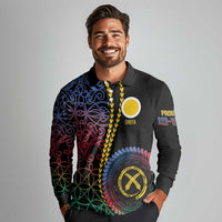 Proudly Ni-Van Sandroing Inspired Long Sleeve Polo Shirt Shefa Classic Style