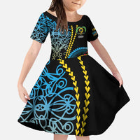 Proudly Ni-Van Sandroing Inspired Family Matching Short Sleeve Bodycon Dress and Hawaiian Shirt Torba Classic Style