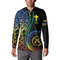 Proudly Ni-Van Sandroing Inspired Button Sweatshirt Tafea Classic Style