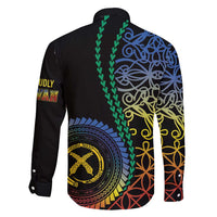 Proudly Ni-Van Sandroing Inspired Family Matching Short Sleeve Bodycon Dress and Hawaiian Shirt Tafea Classic Style