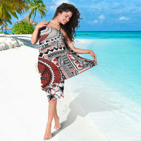 Bula Fiji Sarong Shark Tail White Masi Tapa