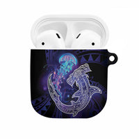 Polynesian Aumakua AirPods Case Jellyfish with Shark - Polynesian Pride
