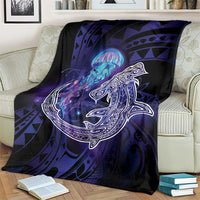 Polynesian Aumakua Blanket Jellyfish with Shark - Polynesian Pride
