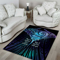 Aotearoa Maori Te Whai Rahi Area Rug Tala - Nowhere You Could Go That I Won't Be With You - Polynesian Pride