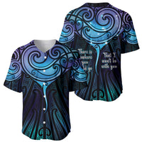 Aotearoa Maori Te Whai Rahi Baseball Jersey Tala - Nowhere You Could Go That I Won't Be With You - Polynesian Pride