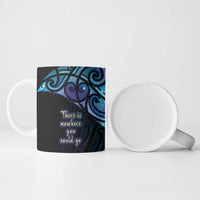 Aotearoa Maori Te Whai Rahi Ceramic Mug Tala - Nowhere You Could Go That I Won't Be With You - Polynesian Pride