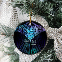 Aotearoa Maori Te Whai Rahi Ceramic Ornament Tala - Nowhere You Could Go That I Won't Be With You - Polynesian Pride