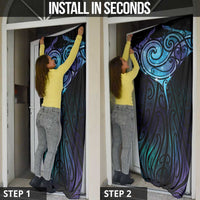 Aotearoa Maori Te Whai Rahi Door Cover Tala - Nowhere You Could Go That I Won't Be With You - Polynesian Pride