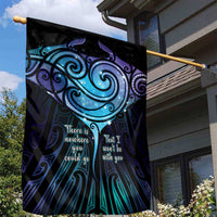 Aotearoa Maori Te Whai Rahi Garden Flag Tala - Nowhere You Could Go That I Won't Be With You - Polynesian Pride