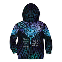 Aotearoa Maori Te Whai Rahi Kid Hoodie Tala - Nowhere You Could Go That I Won't Be With You - Polynesian Pride