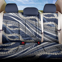 Polynesian Puakeniken Pikake Twisted Lei Back Car Seat Cover Navy Blue - Polynesian Pride