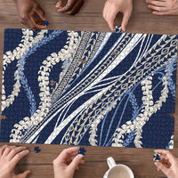 Polynesian Puakeniken Pikake Twisted Lei Puzzle Navy Blue - Polynesian Pride