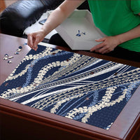 Polynesian Puakeniken Pikake Twisted Lei Puzzle Navy Blue - Polynesian Pride