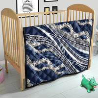 Polynesian Puakeniken Pikake Twisted Lei Quilt Navy Blue LT7 - Polynesian Pride