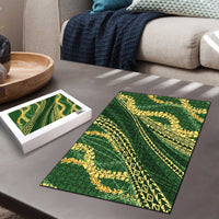 Polynesian Puakeniken Pikake Twisted Lei Puzzle Emerald - Polynesian Pride