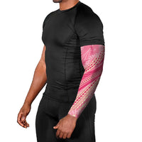 Polynesian Puakeniken Pikake Twisted Lei Arm Sleeves Rose Pink - Polynesian Pride