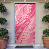 Polynesian Puakeniken Pikake Twisted Lei Door Cover Rose Pink - Polynesian Pride