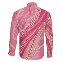 Polynesian Puakeniken Pikake Twisted Lei Family Matching Mermaid Dress and Hawaiian Shirt Rose Pink LT7 - Polynesian Pride