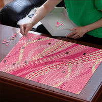 Polynesian Puakeniken Pikake Twisted Lei Puzzle Rose Pink - Polynesian Pride