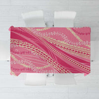Polynesian Puakeniken Pikake Twisted Lei Tablecloth Rose Pink - Polynesian Pride