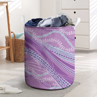 Polynesian Puakeniken Pikake Twisted Lei Laundry Basket Amethys - Polynesian Pride
