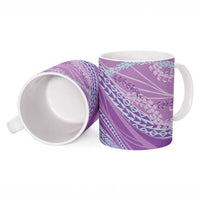 Polynesian Puakeniken Pikake Twisted Lei Ceramic Mug Amethys - Polynesian Pride