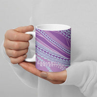 Polynesian Puakeniken Pikake Twisted Lei Ceramic Mug Amethys - Polynesian Pride