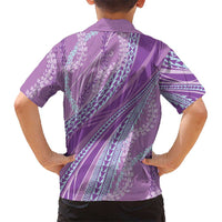 Polynesian Puakeniken Pikake Twisted Lei Hawaiian Shirt Amethys LT7 - Polynesian Pride
