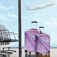 Polynesian Puakeniken Pikake Twisted Lei Luggage Cover Amethys - Polynesian Pride