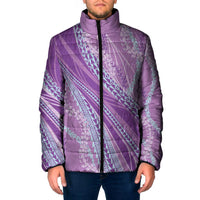 Polynesian Puakeniken Pikake Twisted Lei Padded Jacket Amethys - Polynesian Pride